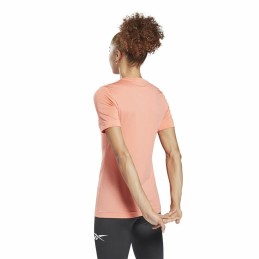 Camisola de Manga Curta Mulher Workout Ready Reebok Supremium Cor de Rosa