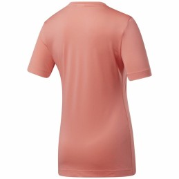 Camisola de Manga Curta Mulher Workout Ready Reebok Supremium Cor de Rosa