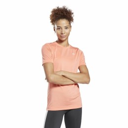 Camisola de Manga Curta Mulher Workout Ready Reebok Supremium Cor de Rosa