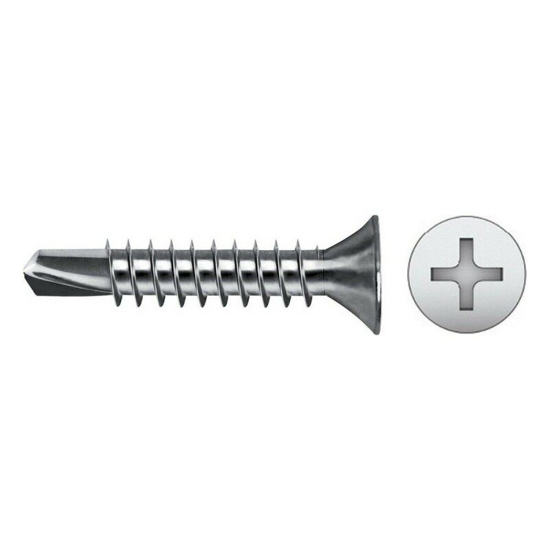 CELO|Parafuso autorroscante CELO 4,8 x 38 mm 500 Unidades Zincado Cabeça de contrapeso