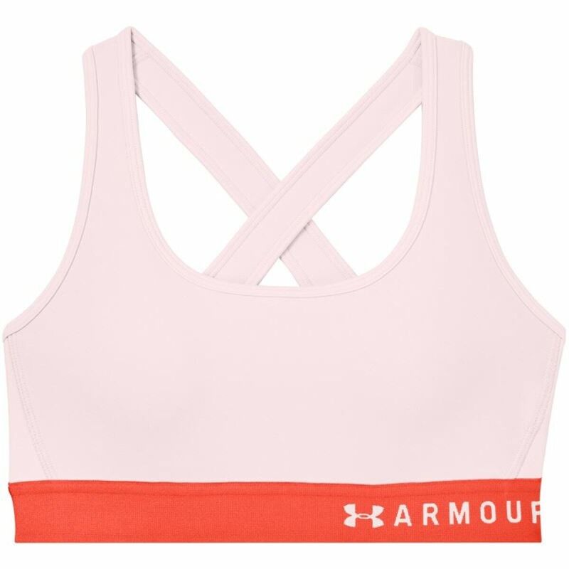 Under Armour|Sutiã Desportivo Under Armour Mid Crossback Cor de Rosa Under Armour|Sutiã Desportivo Under Armour Mid Crossback Cor de Rosa