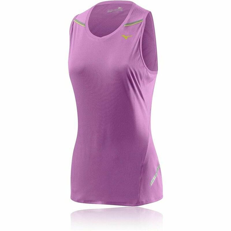 Mizuno|T-Shirt para Mulher sem Mangas Mizuno Dlcooltouchsleevele Roxo Mizuno|T-Shirt para Mulher sem Mangas Mizuno Dlcooltouchsleevele Roxo