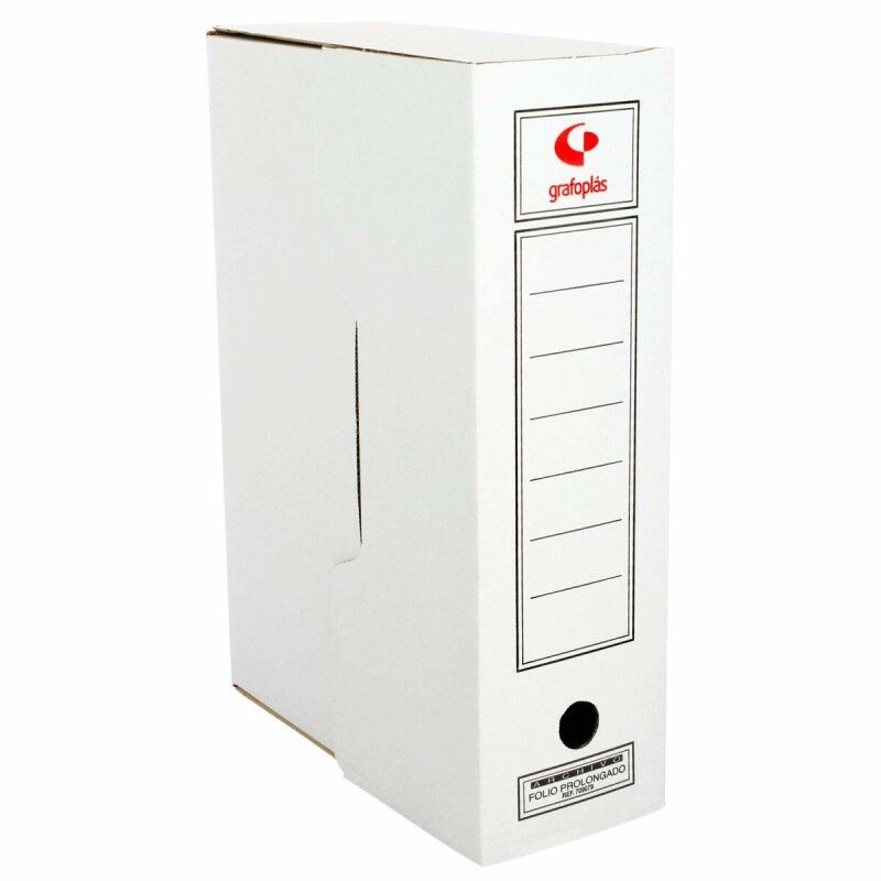 Grafoplas|Caixa de Arquivo Grafoplas Branco Din A4 38,5 x 27,5 x 11,5 cm Grafoplas|Caixa de Arquivo Grafoplas Branco Din A4 38,5 x 27,5 x 11,5 cm