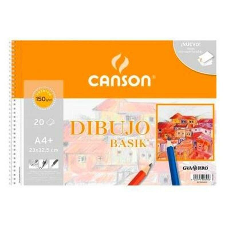 Canson|Bloco de desenho Canson Basik Liso Microperfurado Canson|Bloco de desenho Canson Basik Liso Microperfurado