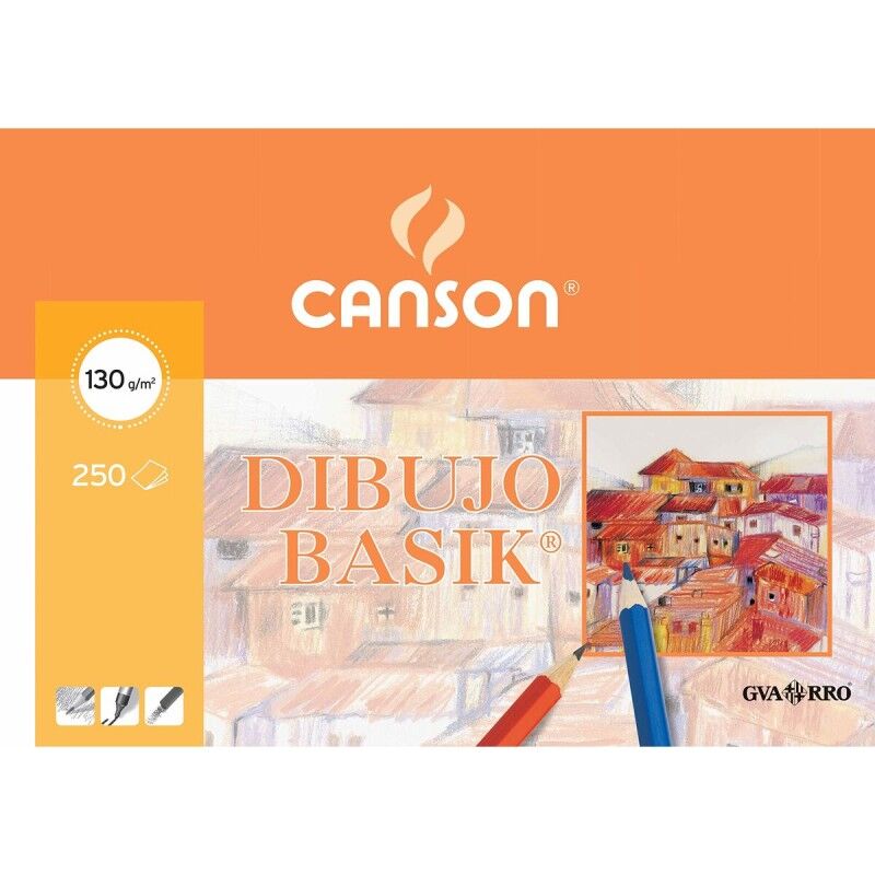 Canson|Papel de desenho Canson Basik Branco A3 250 Folhas Canson|Papel de desenho Canson Basik Branco A3 250 Folhas