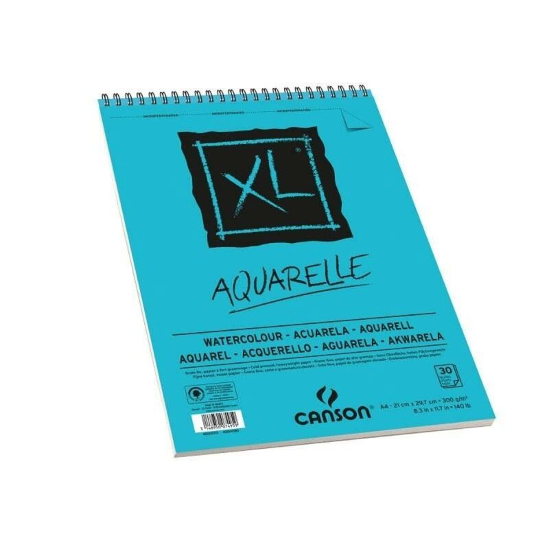 Canson|Bloco de aquarelas Canson Aquarelle XL 300 g/m²