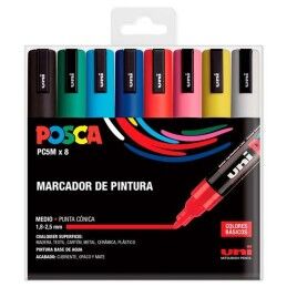 Uni-Ball|Rotulador permanente Uni-Ball Paint PX-21L Verde 12 Peças