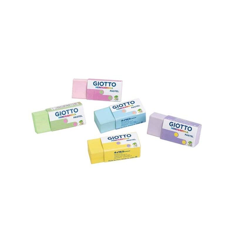 Giotto|Conjunto de Borrachas Giotto MiniGomma Multicolor Pastel 120 Peças Giotto|Conjunto de Borrachas Giotto MiniGomma Multicolor Pastel 120 Peças