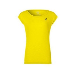 T-Shirt para Mulher sem Mangas Asics Layering Top Mulher Amarelo