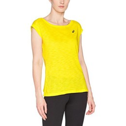 T-Shirt para Mulher sem Mangas Asics Layering Top Mulher Amarelo