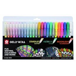 Talens Sakura|Conjunto de Canetas Talens Sakura Gelly Roll Mixed 24 Peças