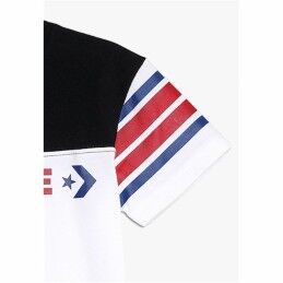 Converse|Camisola de Manga Curta Infantil Converse Retro Sport Branco