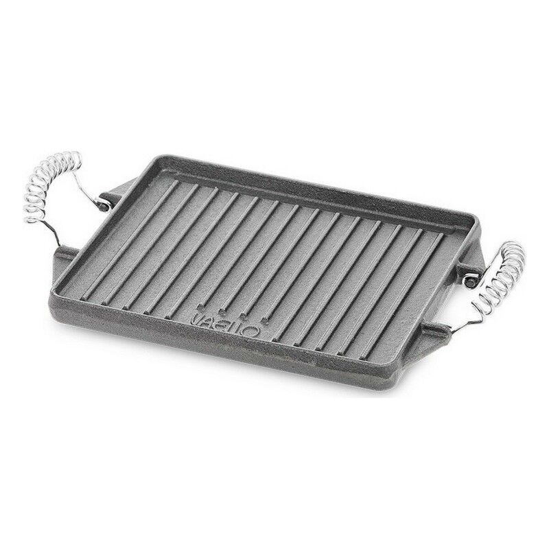 Vaello|Grelha Grill Vaello Retangular Cinzento Ferro Fundido (27 x 21 cm) Vaello|Grelha Grill Vaello Retangular Cinzento Ferro Fundido (27 x 21 cm)
