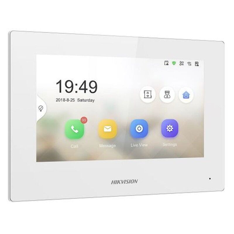 Hikvision|Intercomunicador Hikvision DS-KH6320-WTE2-W BIAŁY Branco Hikvision|Intercomunicador Hikvision DS-KH6320-WTE2-W BIAŁY Branco