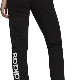 Calças Desportivas Adidas Essentials Fleece Logo Preto Mulher