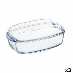 Quttin|Bandeja para Forno Quttin 63081 1,6 L Vidro 25 x 21,9 x 5 cm (6 Unidades)