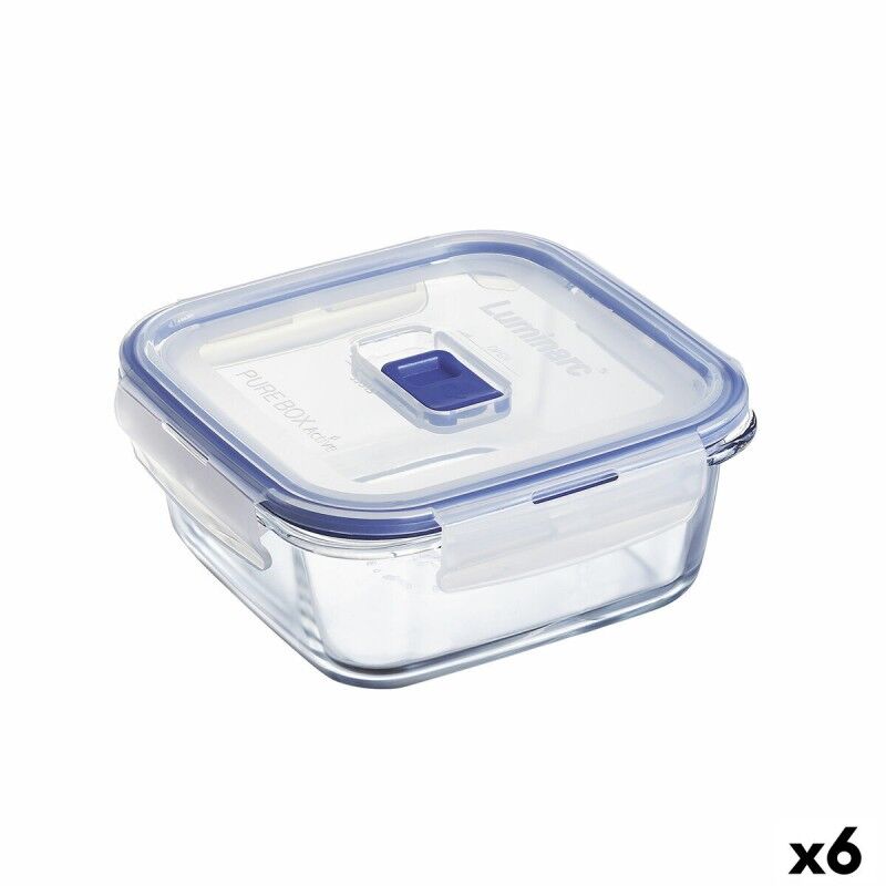 Luminarc|Lancheira Hermética Luminarc Pure Box Active 760 ml Duas cores Vidro (6 Unidades) Luminarc|Lancheira Hermética Luminarc Pure Box Active 760 ml Duas cores Vidro (6 Unidades)