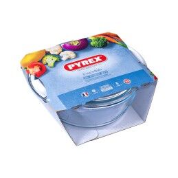 Pyrex|Caçarola com Tampa Pyrex Essentials Transparente 2,1 L (3 Unidades)