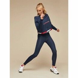 Tommy Hilfiger|Polar sem Capuz Mulher Tommy Hilfiger Crop V Neck Azul escuro