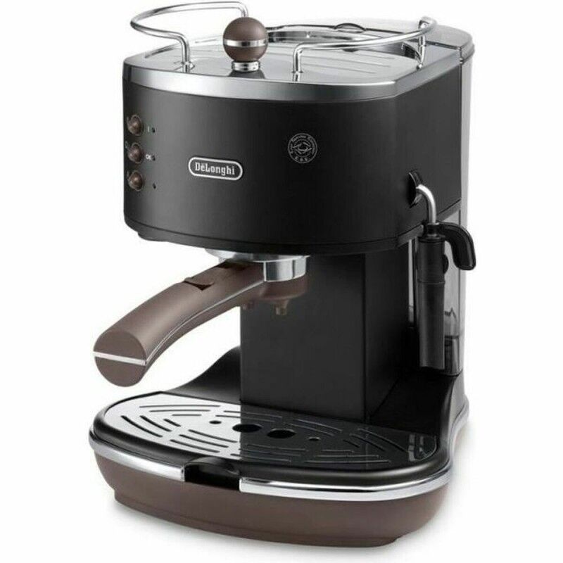 DeLonghi|Máquina de Café Expresso Manual DeLonghi ECOV311.BK Preto Catanho escuro 1,4 L DeLonghi|Máquina de Café Expresso Manual DeLonghi ECOV311.BK Preto Catanho escuro 1,4 L