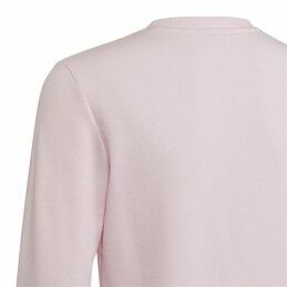 Adidas|Camisola sem Capuz Menina Adidas Essentials Rosa Claro