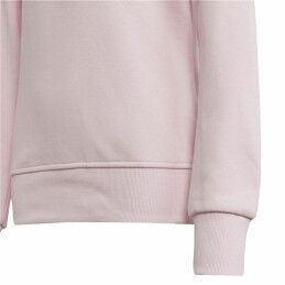 Adidas|Camisola sem Capuz Menina Adidas Essentials Rosa Claro