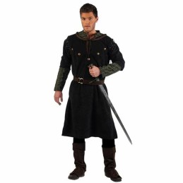 Fantasia para Adultos Limit Costumes Rodrigo Preto Soldado Medieval 4 Peças