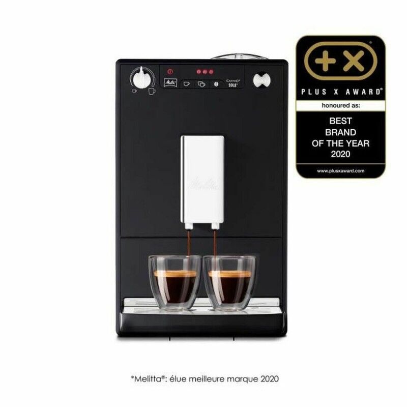 Melitta|Cafeteira Superautomática Melitta E950-101 SOLO 1400 W Preto 1400 W 15 bar 1,2 L Melitta|Cafeteira Superautomática Melitta E950-101 SOLO 1400 W Preto 1400 W 15 bar 1,2 L
