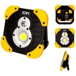 EDM Product|Lanterna LED EDM 36377 XL Amarelo Preto 15 W 250 Lm 750 Lm Foco Recarregável
