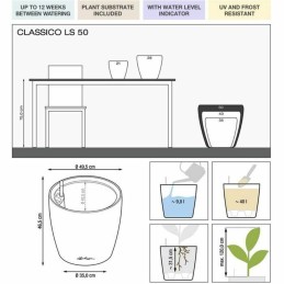 Vaso Lechuza Castanho Ø 50 cm Plástico