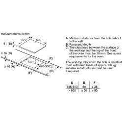 BOSCH|Placa de Indução BOSCH PUE611BB5E 60 cm (60 CM)
