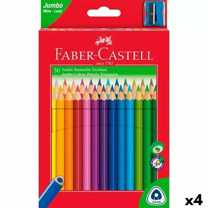 Faber-Castell|Lápis de cores Faber-Castell Multicolor 4 Peças Faber-Castell|Lápis de cores Faber-Castell Multicolor 4 Peças