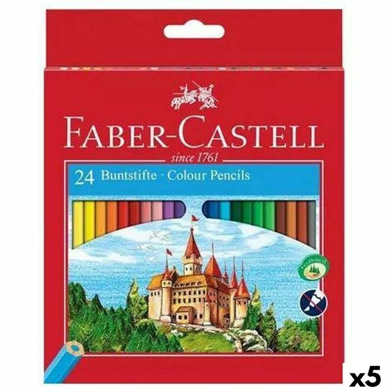 Faber-Castell|Lápis de cores Faber-Castell Multicolor (5 Unidades) Faber-Castell|Lápis de cores Faber-Castell Multicolor (5 Unidades)