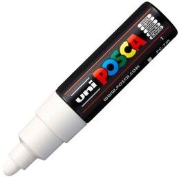 POSCA|Rotuladores POSCA PC-7M Branco (6 Unidades)