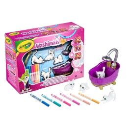 Crayola|Playset Washimals Pets Crayola 74-7453 Banheira 6 Peças