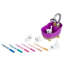 Crayola|Playset Washimals Pets Crayola 74-7453 Banheira 6 Peças
