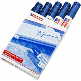 Edding|Rotulador permanente Edding 850 Azul (5 Unidades)