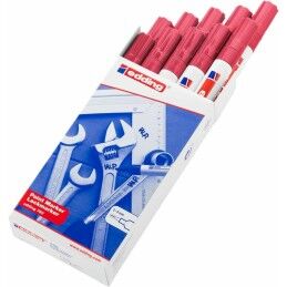 Edding|Rotulador permanente Edding 750 Vermelho (10 Unidades)