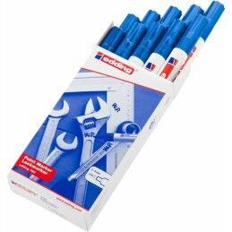 Edding|Rotulador permanente Edding 750 Azul (10 Unidades)