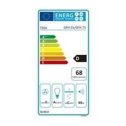 Teka|Extrator Convencional Teka GFH-73 INOX 73 cm 329 m3/h 69 dB 215W