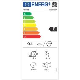 Hisense|Lava-louça Hisense HS622E10W Branco 60 cm