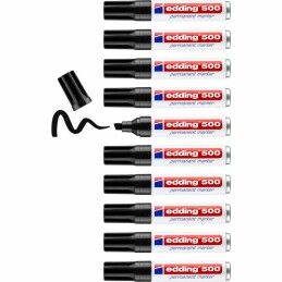 Edding|Rotulador permanente Edding 500 Preto (10 Unidades)