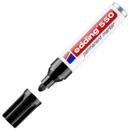 Edding|Rotulador permanente Edding 550 Preto (10 Unidades)
