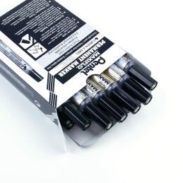 Pentel|Rotulador permanente Pentel Maxiflo NLF50 Preto (12 Unidades)