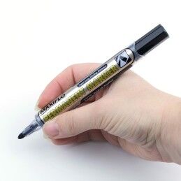 Pentel|Rotulador permanente Pentel Maxiflo NLF50 Preto (12 Unidades)