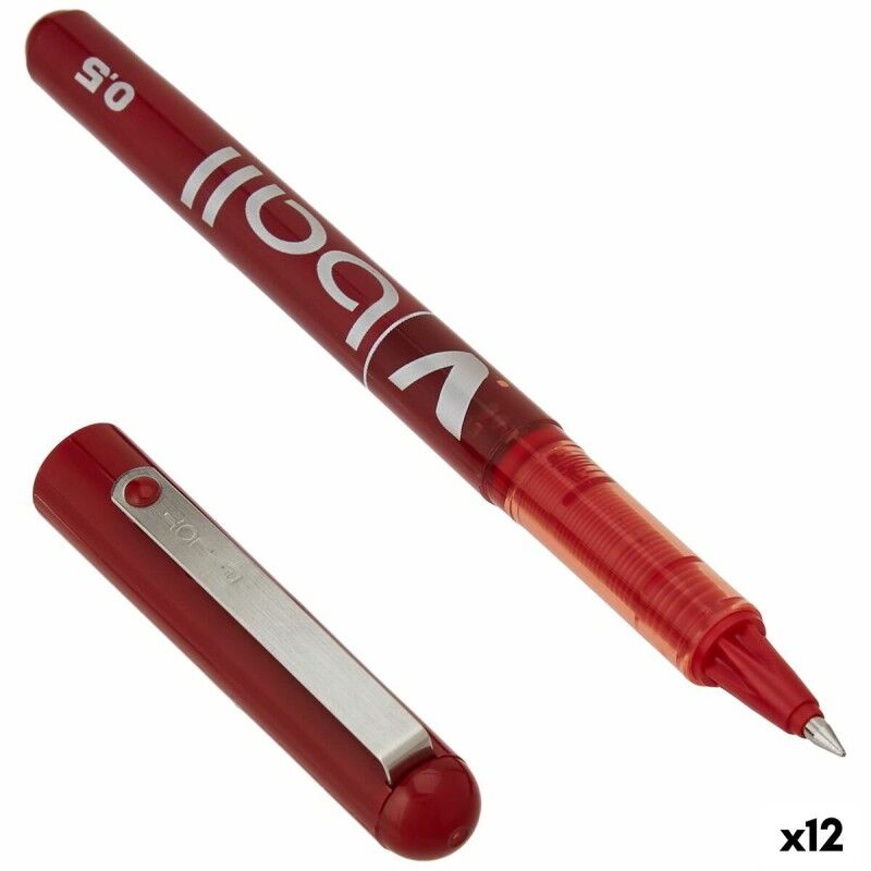 Pilot|Caneta Pilot BL-VB-5 Vermelho 0,3 mm (12 Unidades)