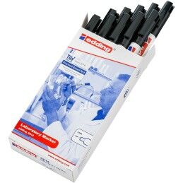 Edding|Rotulador permanente Edding 8014 Preto (10 Unidades)