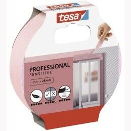 TESA|Fita Adesiva TESA Professional Sensitive Pintor Cor de Rosa 12 Unidades 25 mm x 50 m