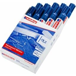 Edding|Rotulador permanente Edding 500 Azul (10 Unidades)