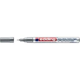 Edding|Rotulador permanente Edding 780 Prateado (10 Unidades)